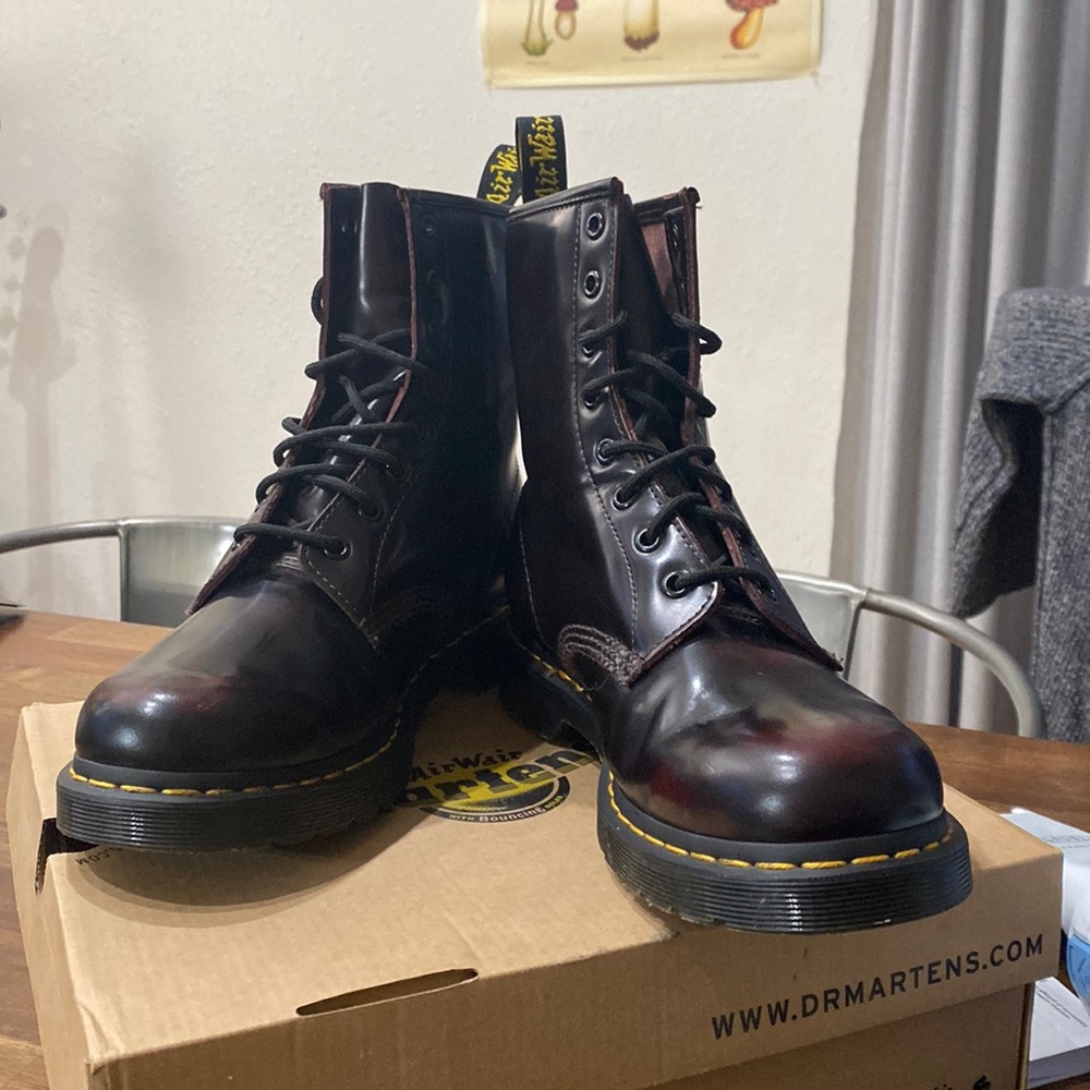 Dr. Martens Black Leather Boots